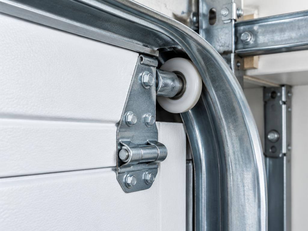 Illustrative garage door roller and track tune-up in toronto detail in Toronto